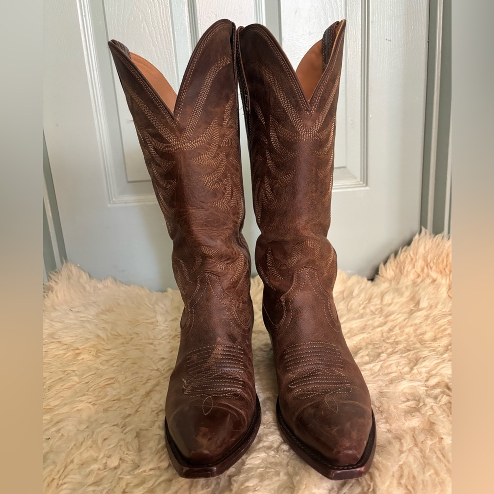 Tecovas The Annie Boots in Café Leather size 8 - Picture 4 of 14